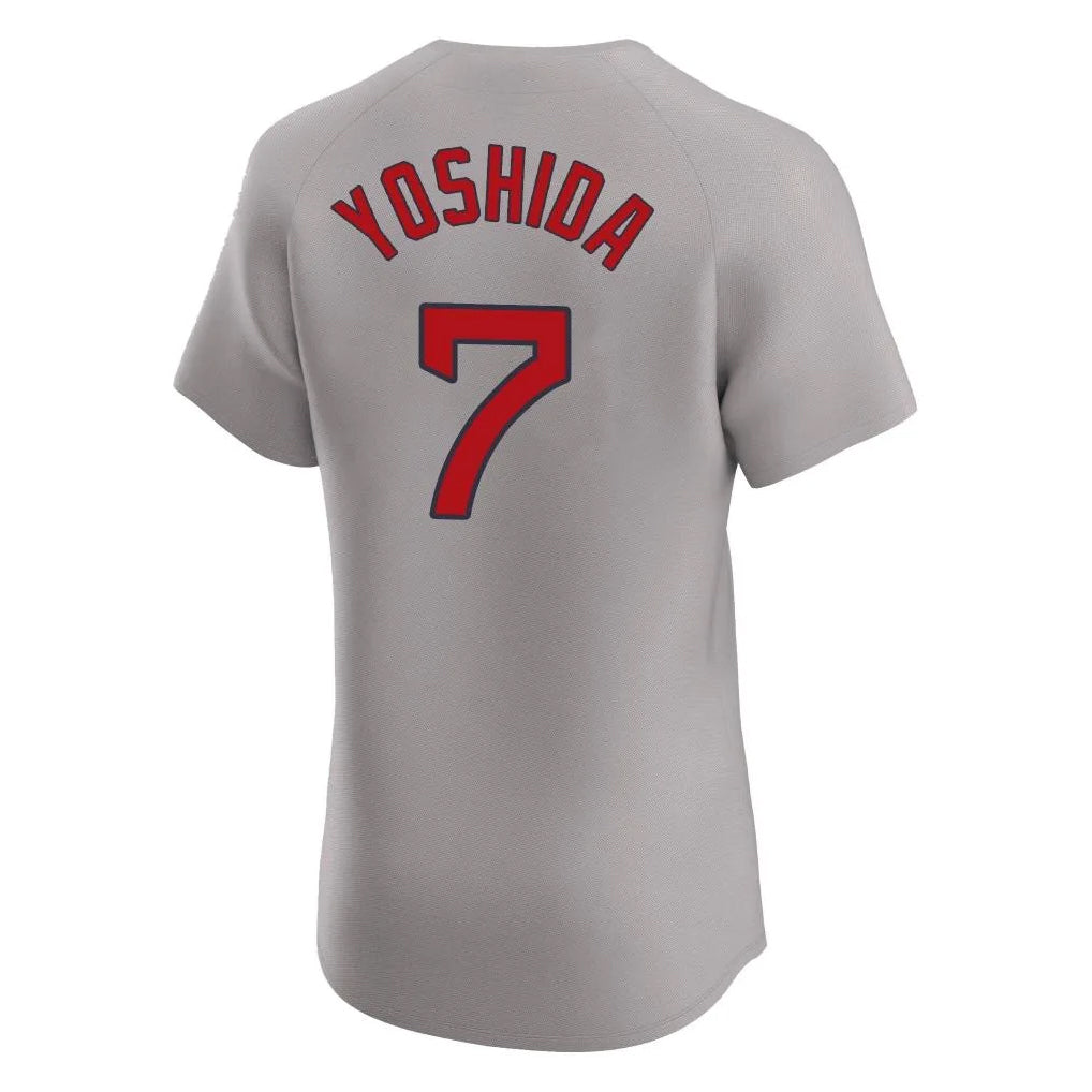 Boles B.Red Sox #7 Masataka Yoshida Player Gray Road Limited Elite Home Game Stitched Jerseys