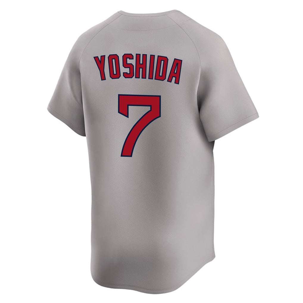 Boles B.Red Sox #7 Masataka Yoshida Player Gray Road Limited Home Game Stitched Jerseys