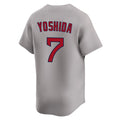 Boles B.Red Sox #7 Masataka Yoshida Player Gray Road Limited Home Game Stitched Jerseys