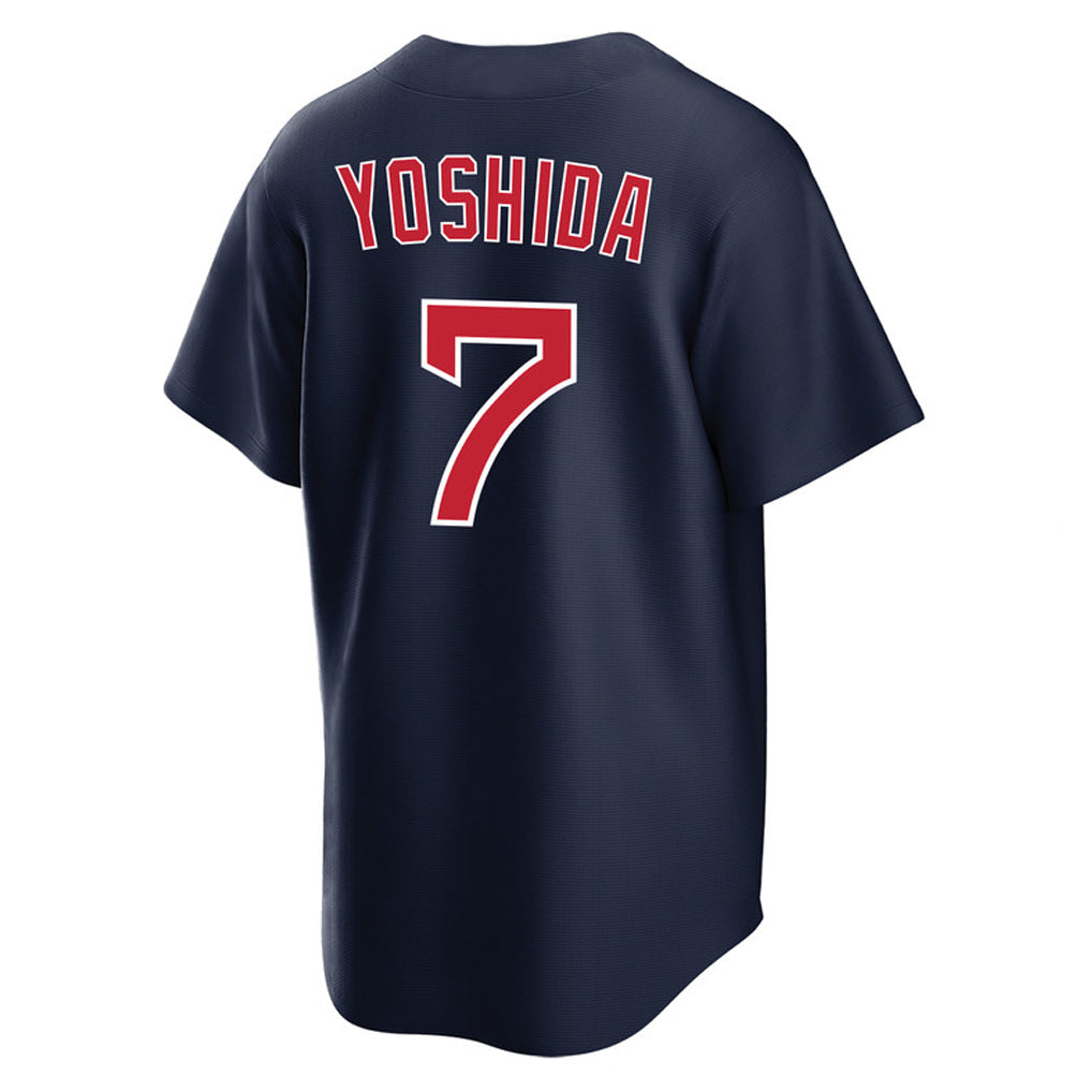 Boles B.Red Sox #7 Masataka Yoshida Player Navy Home Game Stitched Jerseys