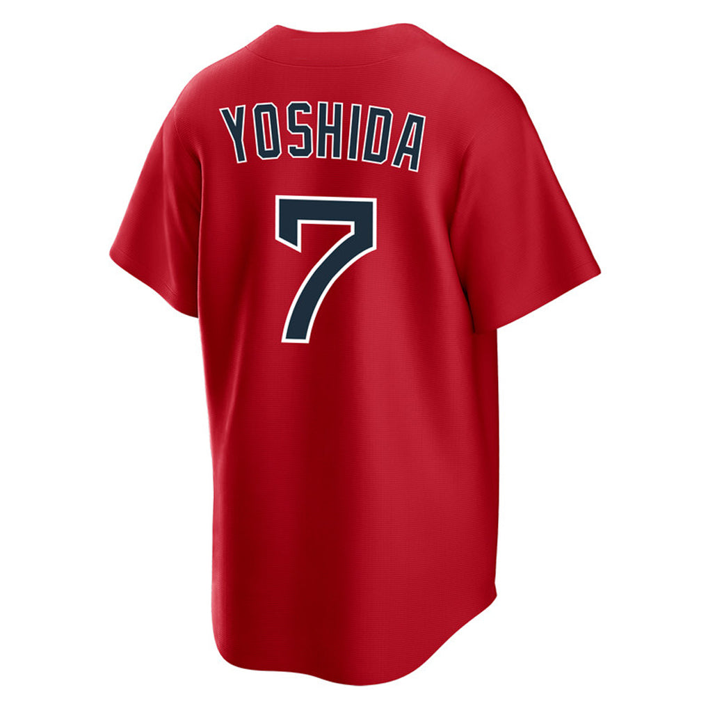 Boles B.Red Sox #7 Masataka Yoshida Player Red Home Game Stitched Jerseys