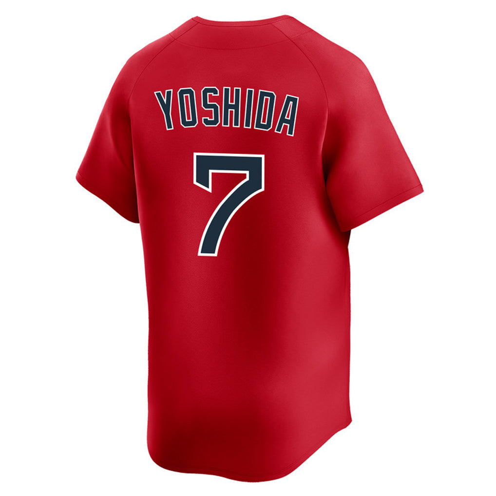 Boles B.Red Sox #7 Masataka Yoshida Player Red Limited Home Game Stitched Jerseys