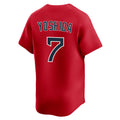 Boles B.Red Sox #7 Masataka Yoshida Player Red Limited Home Game Stitched Jerseys
