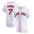 Boles B.Red Sox #7 Masataka Yoshida Player White Limited Elite Home Game Stitched Jersey