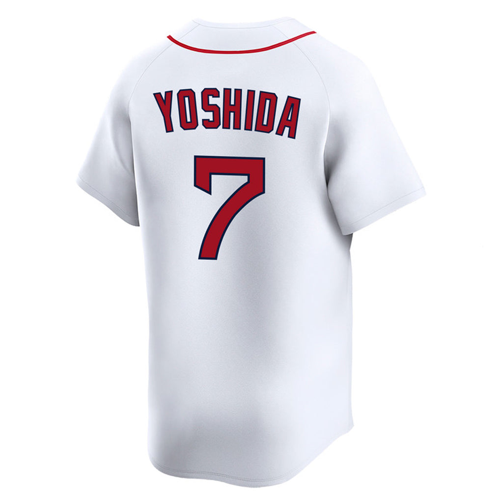 Boles B.Red Sox #7 Masataka Yoshida Player White Limited Home Game Stitched Jerseys