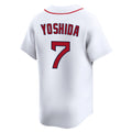 Boles B.Red Sox #7 Masataka Yoshida Player White Limited Home Game Stitched Jerseys