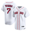Boles B.Red Sox #7 Masataka Yoshida Player White Limited Home Game Stitched Jersey