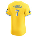 Boles B.Red Sox #7 Masataka Yoshida Player Yellow Limited Elite Home Game Stitched Jerseys
