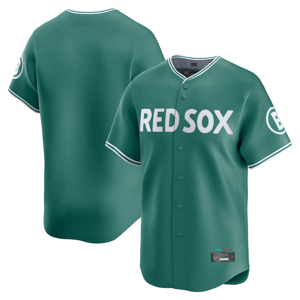 Boles B.Red Sox Blank Player Green City Connect Limited Home Game Stitched Jerseys