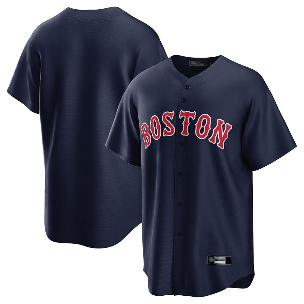 Boles B.Red Sox Blank Player Navy Home Game Stitched Jerseys