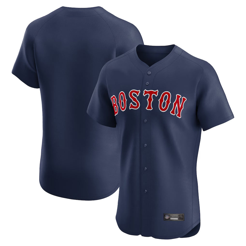 Boles B.Red Sox Blank Player Navy Limited Elite Home Game Stitched Jerseys