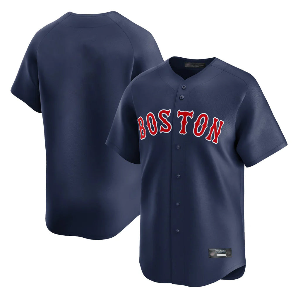 Boles B.Red Sox Blank Player Navy Limited Home Game Stitched Jerseys