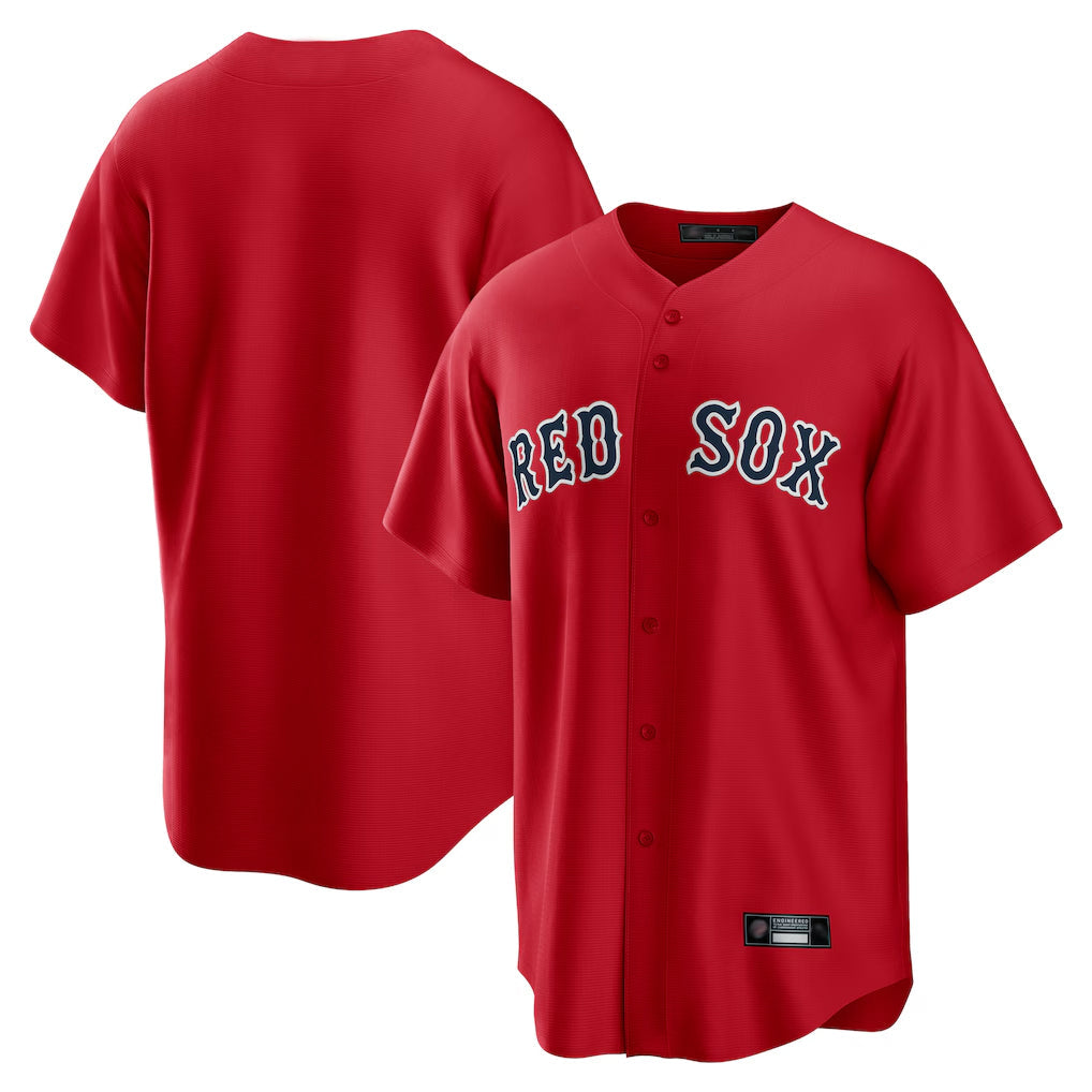 Boles B.Red Sox Blank Player Red Home Game Stitched Jerseys