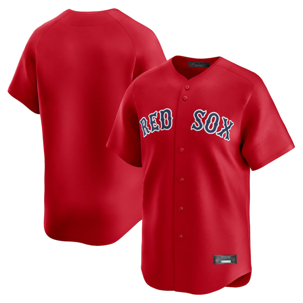 Boles B.Red Sox Blank Player Red Limited Home Game Stitched Jerseys