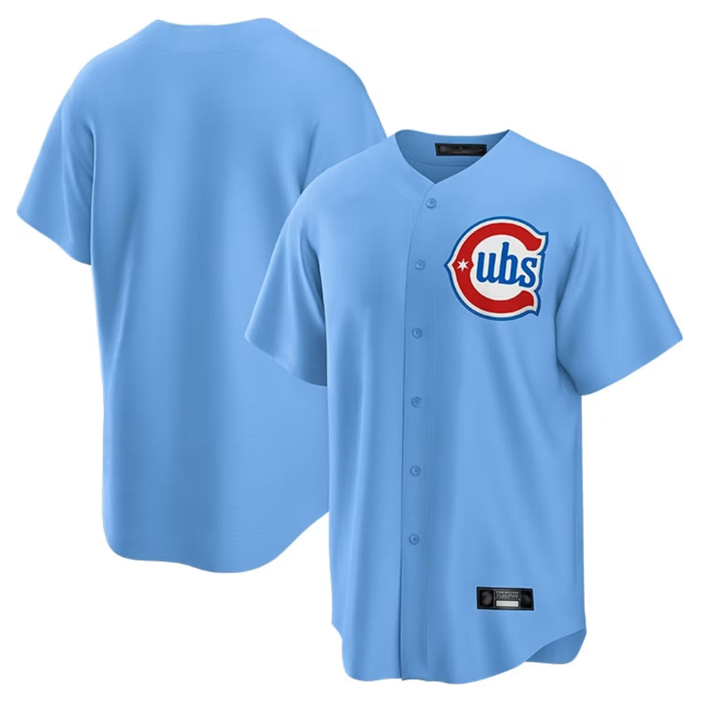 Boles C.Cubs Light Blue Home Game Blank Player Stitched Jerseys