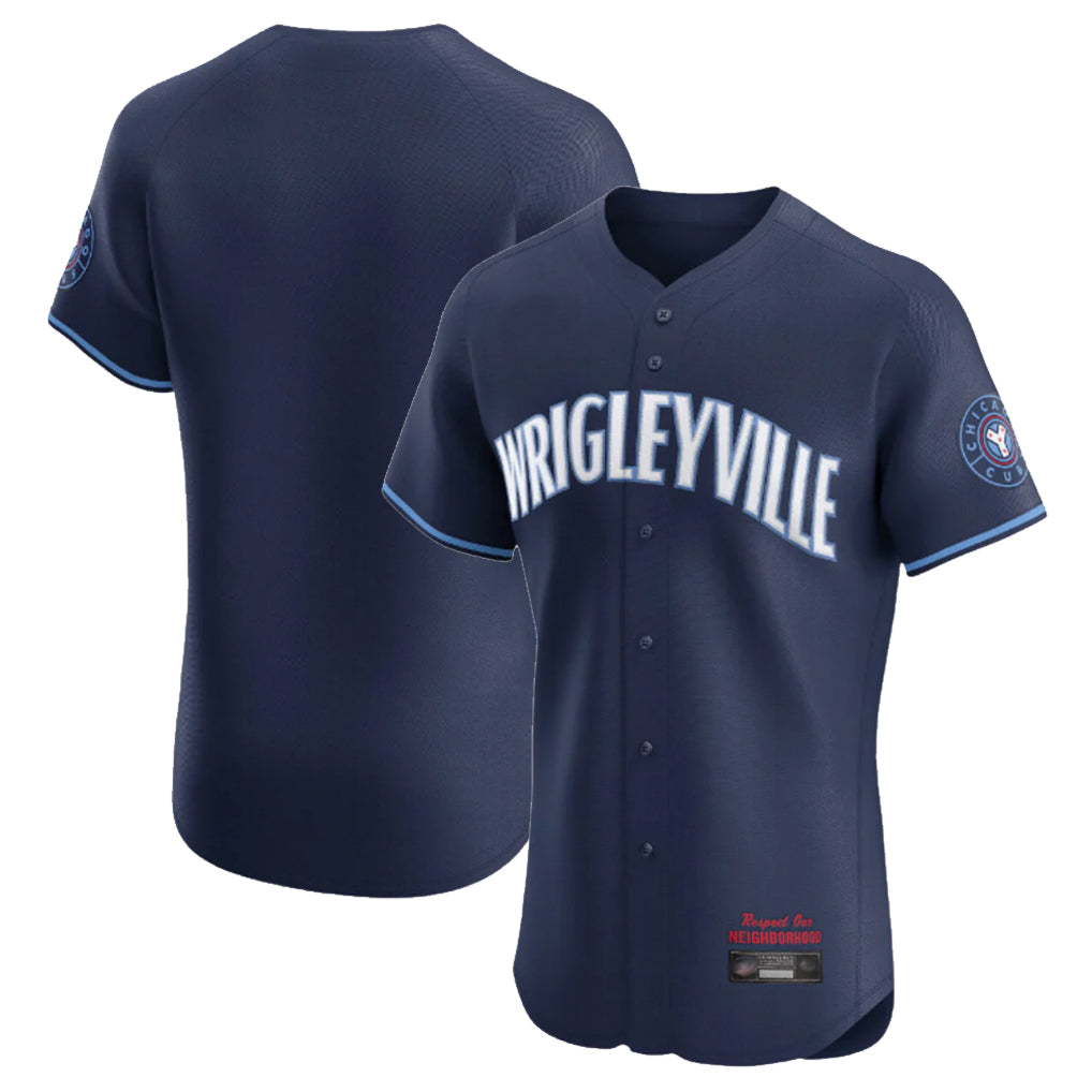 Boles C.Cubs Navy City Connect Limited Elite Home Game Blank Player Stitched Jerseys
