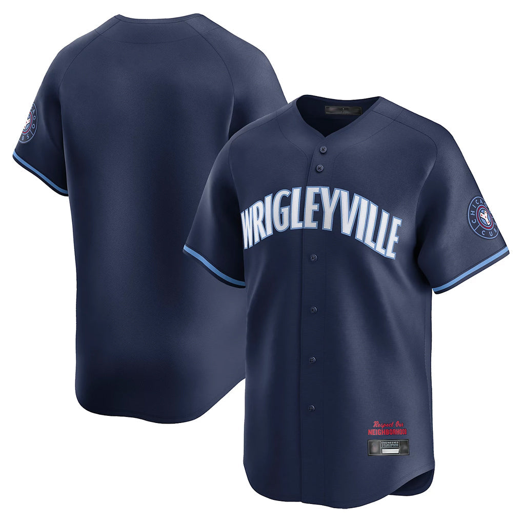 Boles C.Cubs Navy City Connect Limited Home Blank Player Stitched Jerseys
