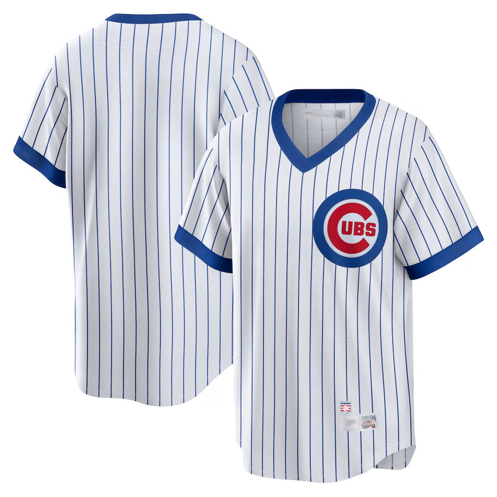 Boles C.Cubs White T-shirt Cooperstown Collection Limited Blank Player Stitched Jerseys