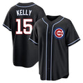 Boles C.Cubs #15 Carson Kelly Player Black Fashion Out Game Stitched Jerseys