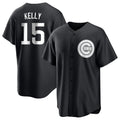 Boles C.Cubs #15 Carson Kelly Player Black Game Stitched Jerseys