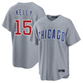 Boles C.Cubs #15 Carson Kelly Player Gray Home Game Stitched Jerseys