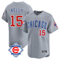 Boles C.Cubs #15 Carson Kelly Player Gray Road 150th Anniversary Limited Home Stitched Jerseys