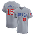 Boles C.Cubs #15 Carson Kelly Player Gray Road Limited Elite Home Stitched Jerseys