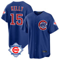 Boles C.Cubs #15 Carson Kelly Player Royal 150th Anniversary Home Game Stitched Jerseys