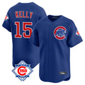 Boles C.Cubs #15 Carson Kelly Player Royal 150th Anniversary Limited Home Stitched Jerseys