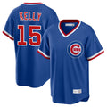 Boles C.Cubs #15 Carson Kelly Player Royal T-shirt Cooperstown Collection Limited Stitched Jerseys