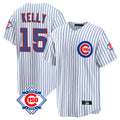 Boles C.Cubs #15 Carson Kelly Player White 150th Anniversary Home Game Stitched Jerseys