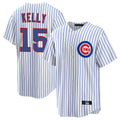 Boles C.Cubs #15 Carson Kelly Player White Game Home Stitched Jerseys
