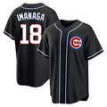 Boles C.Cubs #18 Shota Imanaga Player Black Fashion Out Game Stitched Jerseys