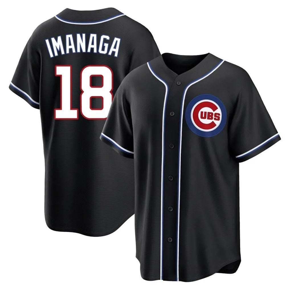 Boles C.Cubs #18 Shota Imanaga Player Black Fashion Out Game Stitched Jerseys