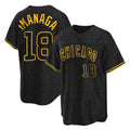 Boles C.Cubs #18 Shota Imanaga Player Black Snake Skin City Game Stitched Jerseys