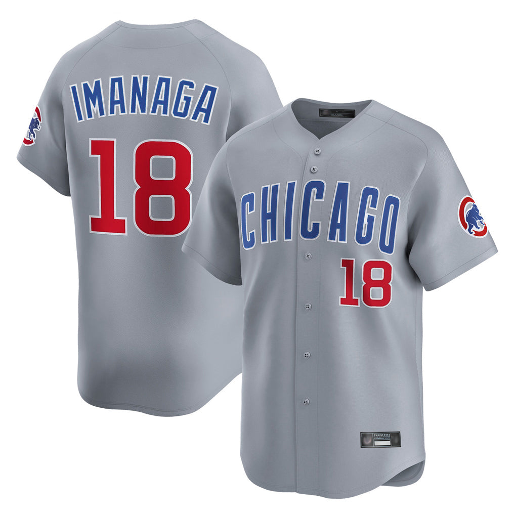 Boles C.Cubs #18 Shota Imanaga Player Gray Road Limited Home Stitched Jerseys