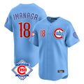 Boles C.Cubs #18 Shota Imanaga Player Light Blue 150th Anniversary Limited Home Stitched Jerseys