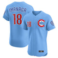Boles C.Cubs #18 Shota Imanaga Player Light Blue Limited Elite Home Stitched Jerseys