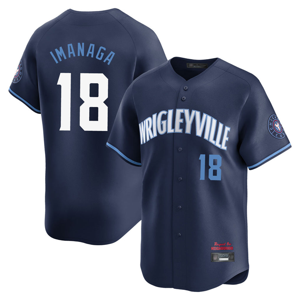 Boles C.Cubs #18 Shota Imanaga Player Navy City Connect Limited Home Stitched Jerseys