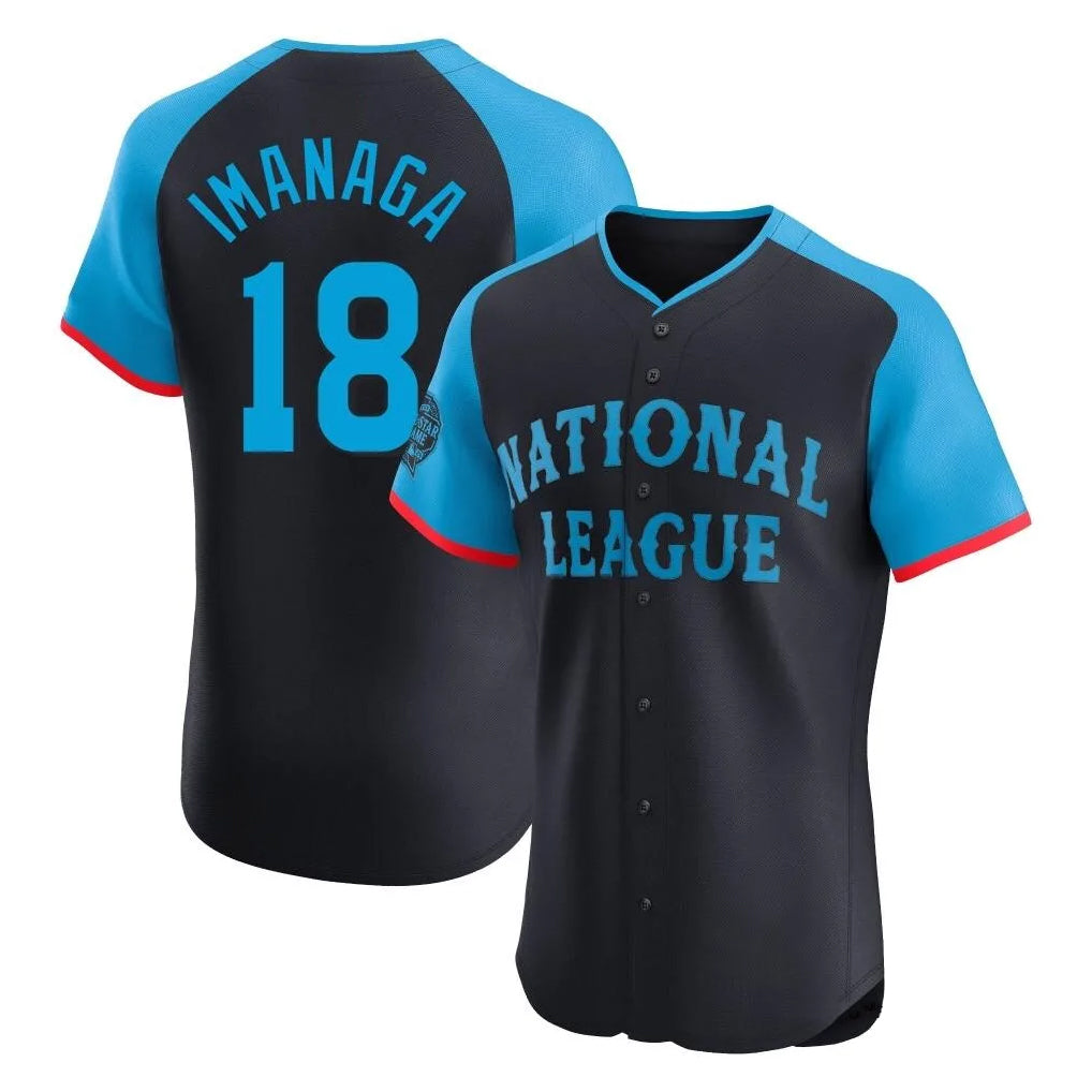Boles C.Cubs #18 Shota Imanaga Player Navy National League All-Star Limited Elite Game Home Stitched Jerseys