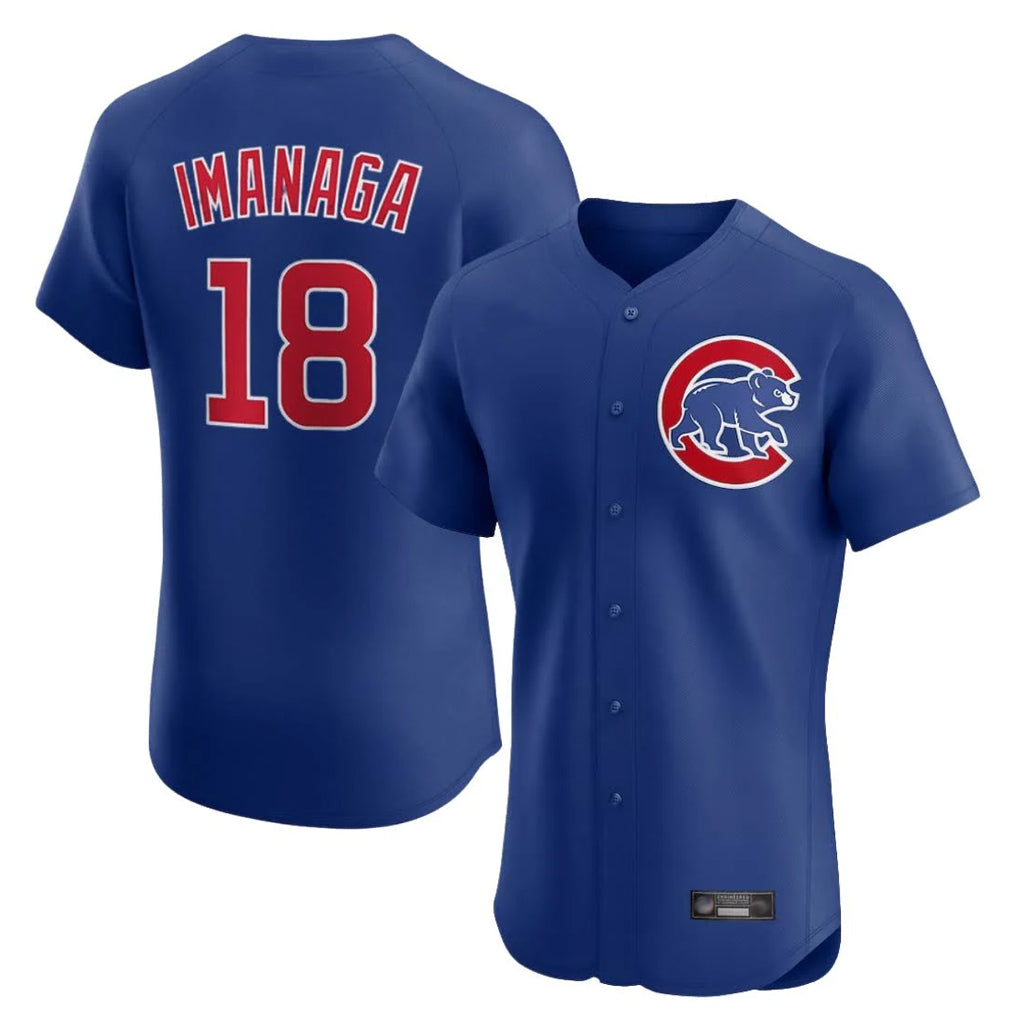 Boles C.Cubs #18 Shota Imanaga Player Royal Limited Elite Home Stitched Jerseys