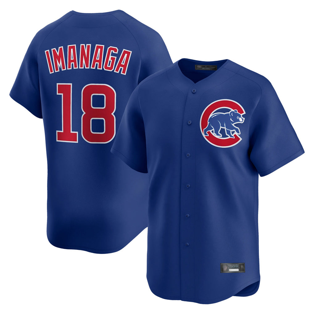 Boles C.Cubs #18 Shota Imanaga Player Royal Limited Home Stitched Jerseys