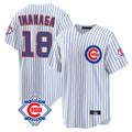 Boles C.Cubs #18 Shota Imanaga Player White 150th Anniversary Home Game Stitched Jerseys