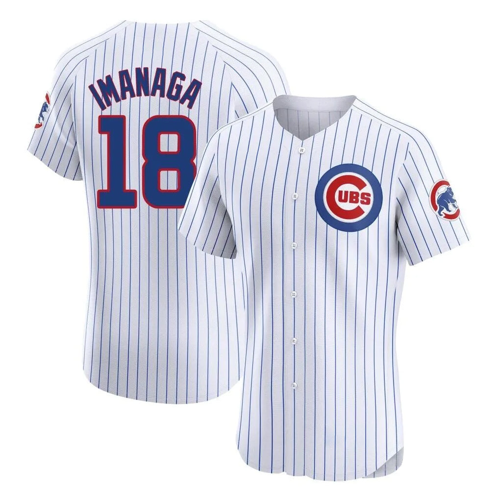 Boles C.Cubs #18 Shota Imanaga Player White Limited Elite Home Game Stitched Jerseys