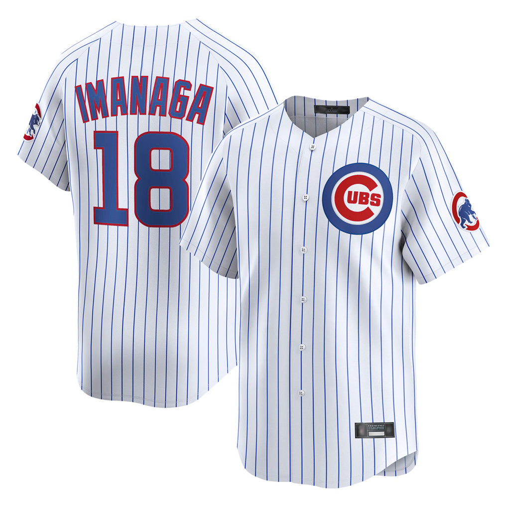 Boles C.Cubs #18 Shota Imanaga Player White Limited Home Game Stitched Jerseys