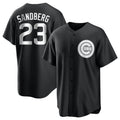Boles C.Cubs #23 Ryne Sandberg Player Black Game Stitched Jerseys