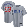 Boles C.Cubs #23 Ryne Sandberg Player Gray Home Game Stitched Jerseys
