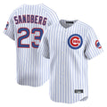 Boles C.Cubs #23 Ryne Sandberg Player White Limited Home Game Stitched Jerseys