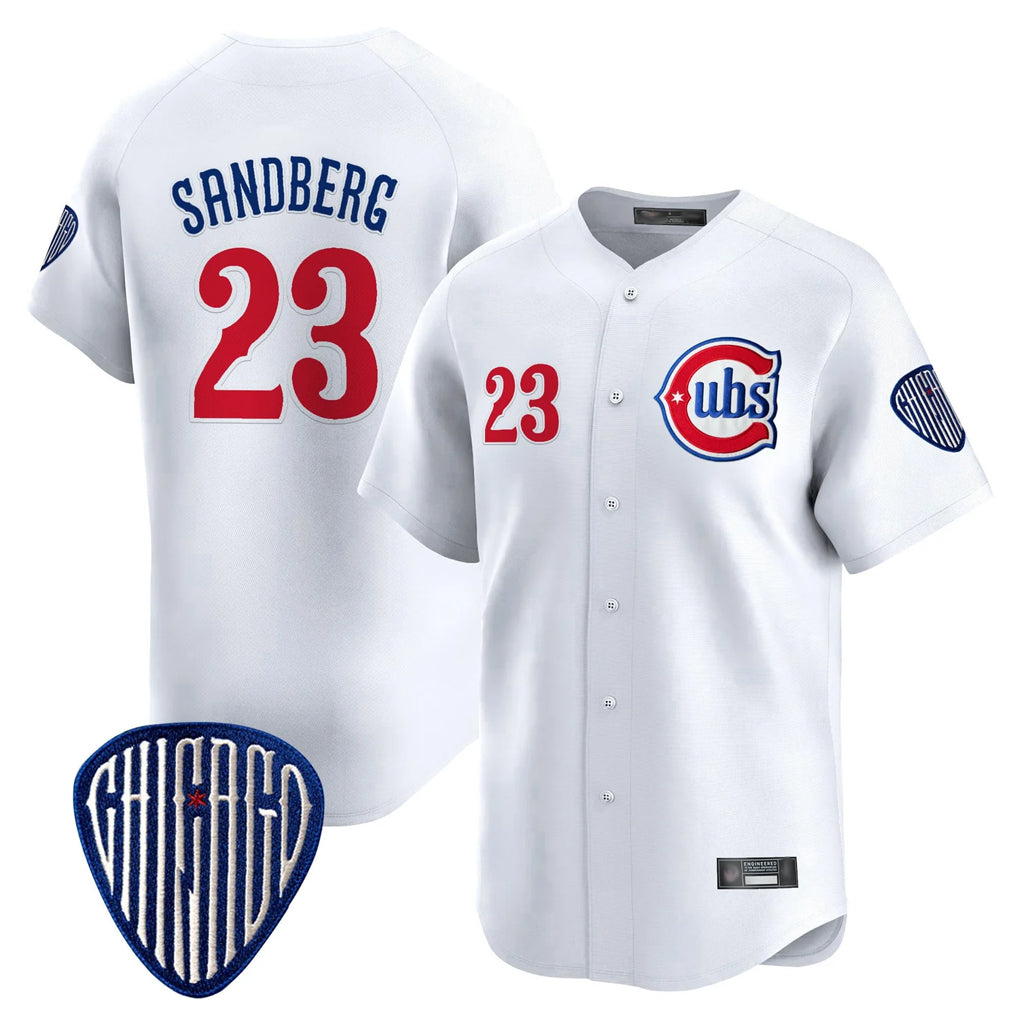 Boles C.Cubs #23 Ryne Sandberg Player White Vapor Premier Limited Home Stitched Jerseys