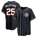 Boles C.Cubs #25 Mois¨¦s Ballesteros Player Black Fashion Out Game Stitched Jerseys